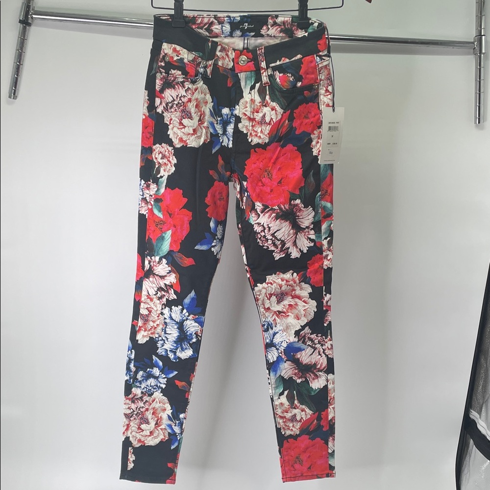 For All Mankind Floral Print Pants